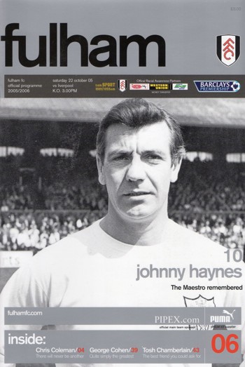 Match programme